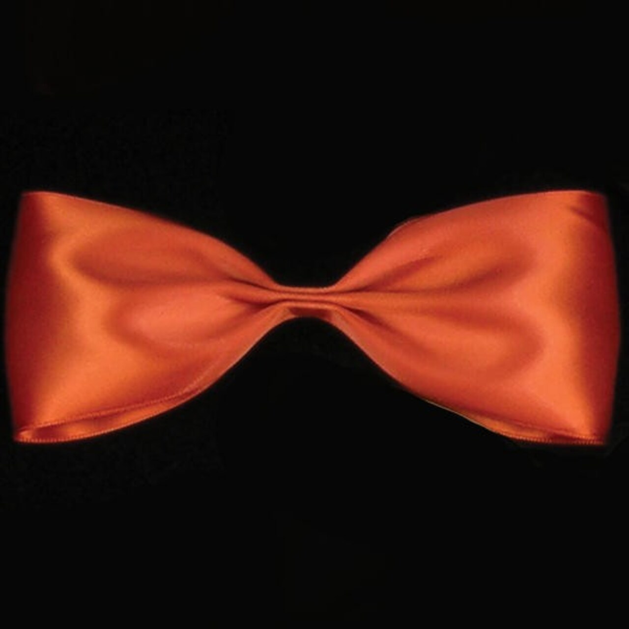 The Ribbon People Copper Orange Double Face Satin Contemporary Craft Ribbon 2.5&#x22; x 27 Yards
